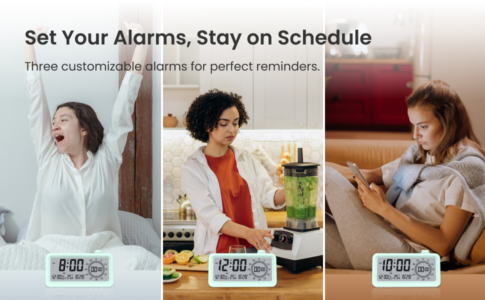 alarm clocks for bedrooms