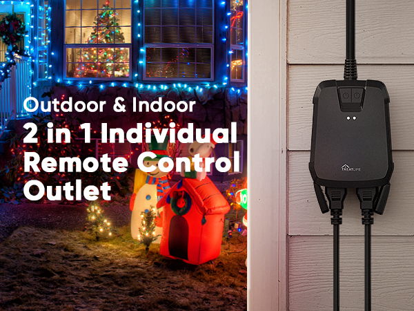 remote control outdoor plug