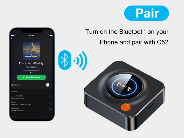 stereo receiver with bluetooth