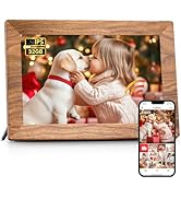 Frameo 10.1" Digital Picture Frame, Smart WiFi Digital Photo Frame with 1280x800 HD IPS Touch Scr...