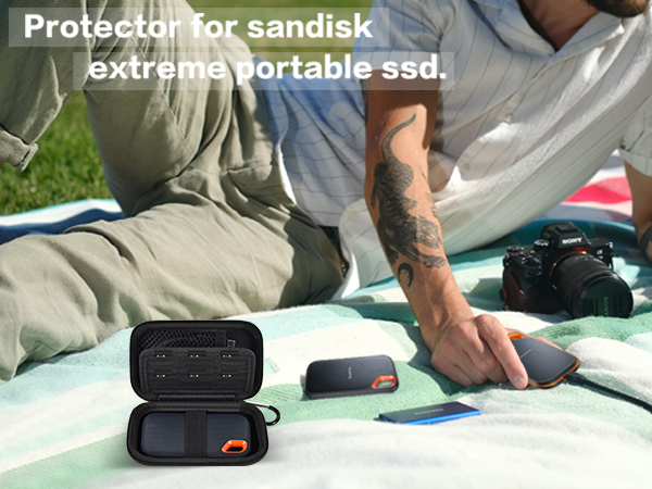 Case Compatible with SanDisk 1TB 2TB 500GB / for SanDisk PRO Extreme Portable SSD