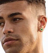 Round Studs Earrings for Men