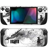 PlayVital Full Set Protective Skin Decal for Steam Deck LCD, Custom Stickers Vinyl Cover for Stea...