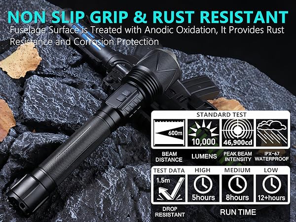 Body Surface is Treated with Anodic Oxidation, It Provides Rust Resistance and Corrosion Protection.