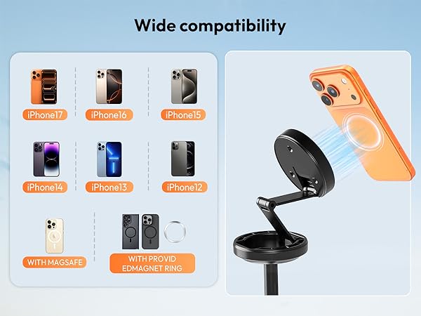 magnetic phone tripod