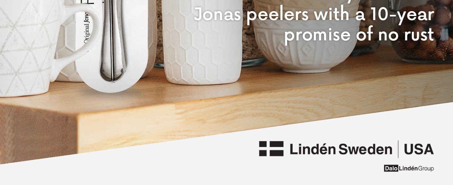 Linden Sweden Jonas Peeler Peel with Ease Save time Meal prep Easy-to-use Potato Peelers