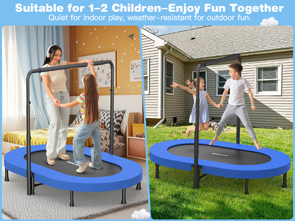 ANCHEER Double Kids Trampoline