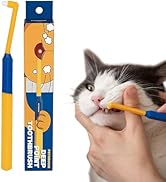 PETHROOM] Pet Toothbrush for Cats and Dogs | Round Shaped Head with Ultra Soft Bristle for Deep C...