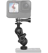 Universal Kayak Action Camera Mount 360 Degree Adjustable Kayak Rail Track Camera Holder Compatib...