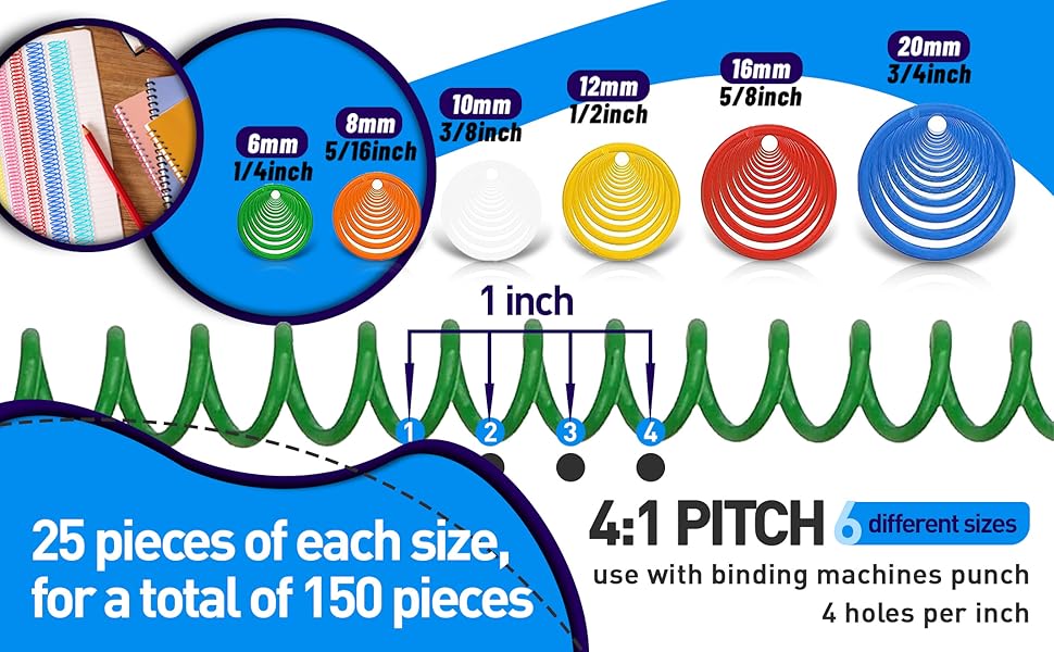Spiral Binding Coils 2