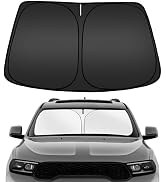 ARISMOTOR Windshield Sun Shade for Dodge Charger 2011-2024, Custom Fit Foldable Front Window Suns...