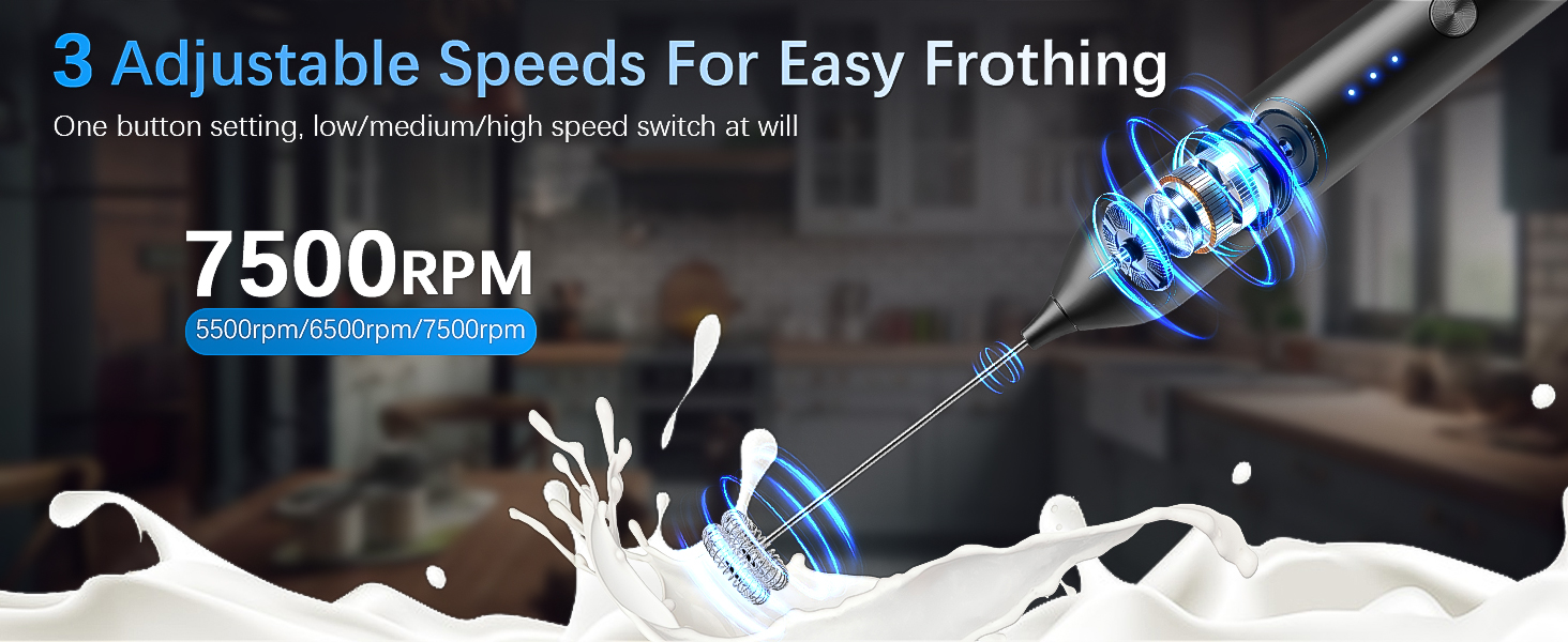 electric whisk frother