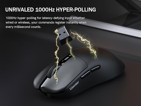 UNRIVALED 1000Hz HYPER-POLLING