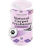 Aromasong Carpet Deodorizer Powder- 100% Natural Lavender Carpet Freshener - Safe For Pets - Carp...