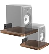 WALI Speaker Wall Mount, Heavy Duty Bookshelf Speaker Floating Wall Shelves, Surround Sound Speak...