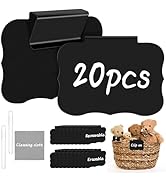 DANRONG 23PCS Basket Labels Clip On, 20 Removable Labels for Storage Bins, Kitchen Pantry Label, ...