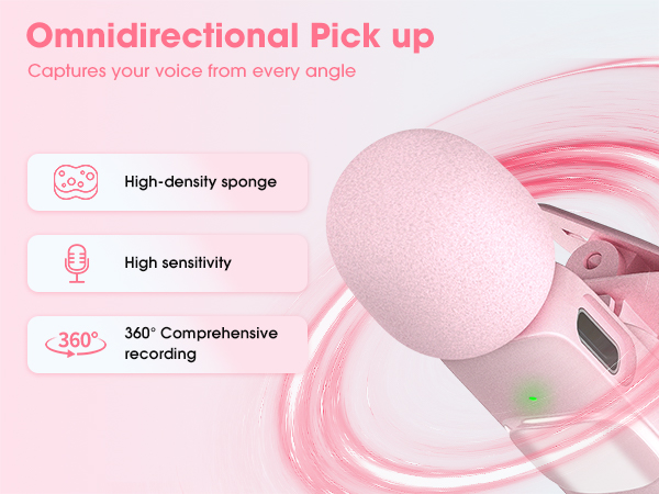 microphone for iphone pink