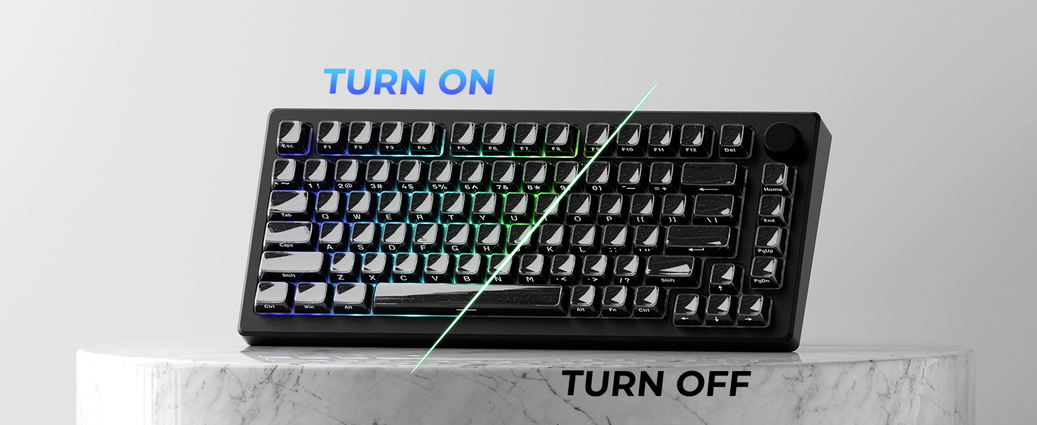 translucent keycaps