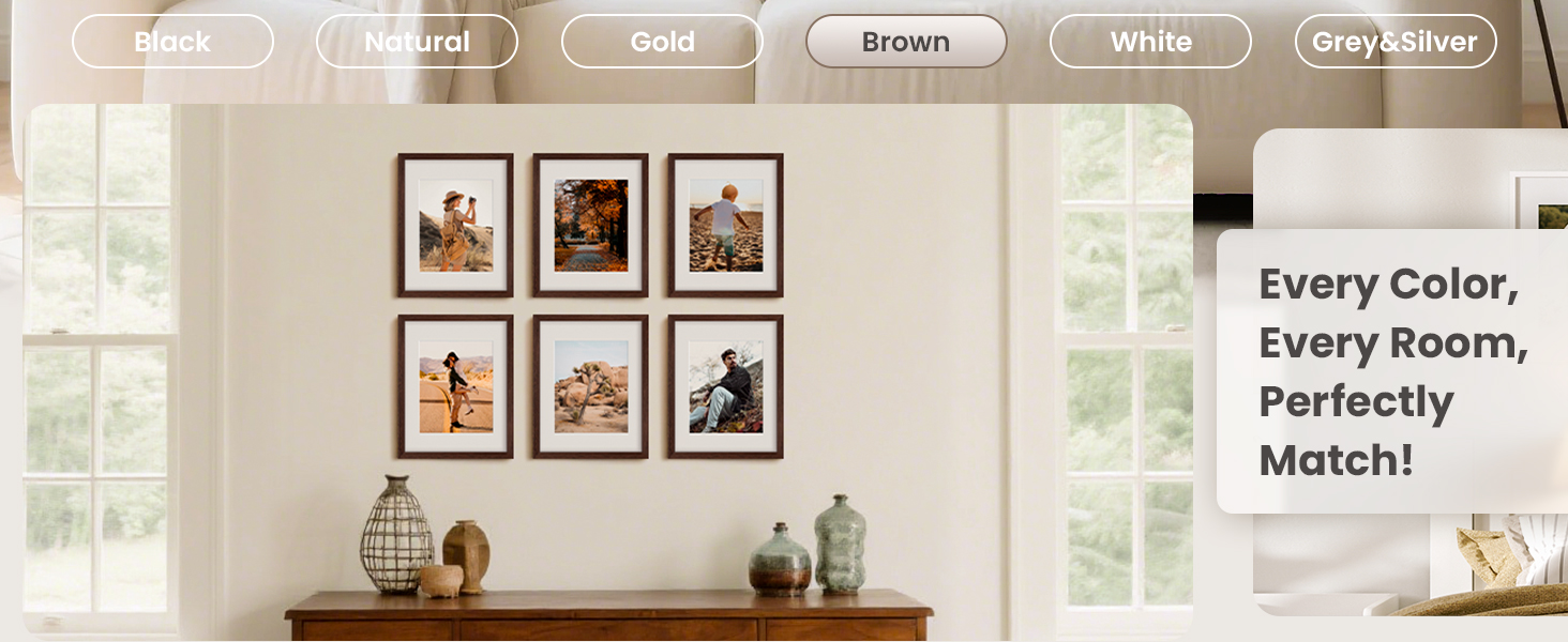 brown picture frames
