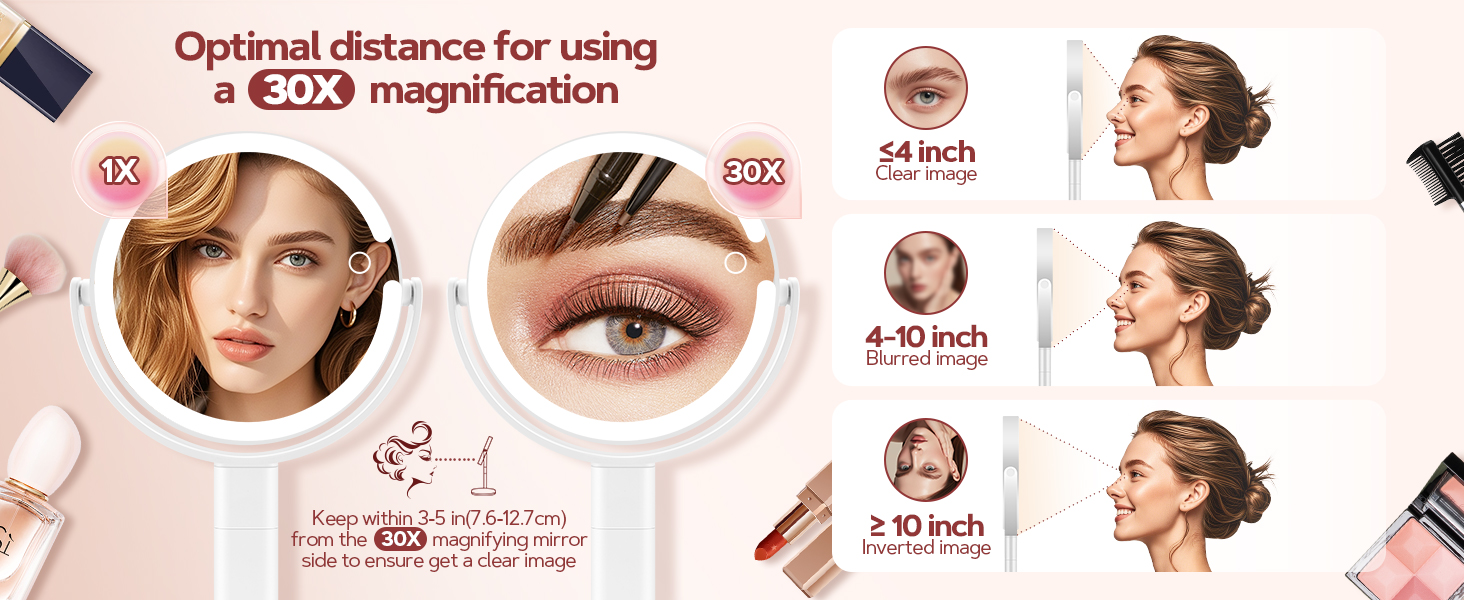 hand mirror; handheld mirror; hand held mirror