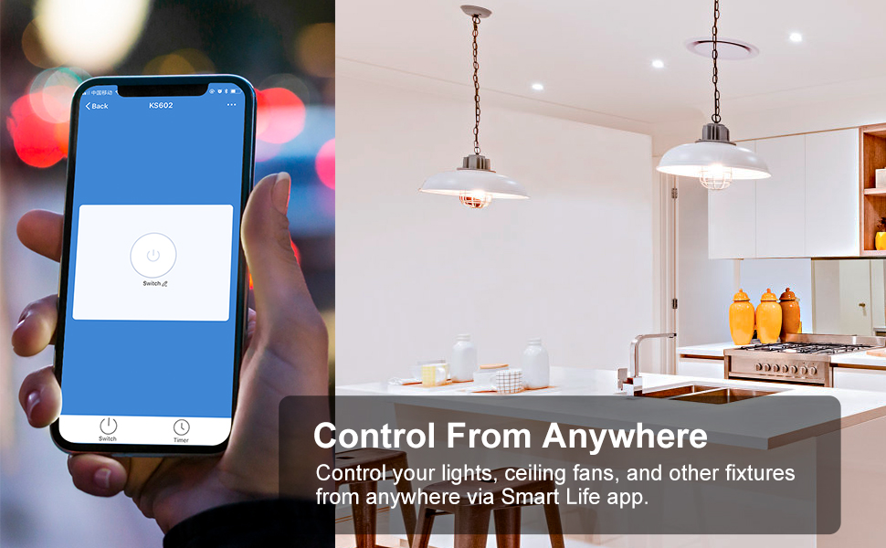 smart switch wifi light switch alexa wall switch