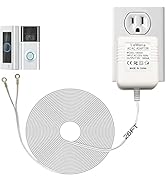 26FT Charging Cable18V500mA Video Doorbell Power Adapter for Video Doorbell, Ring Video Doorbell ...