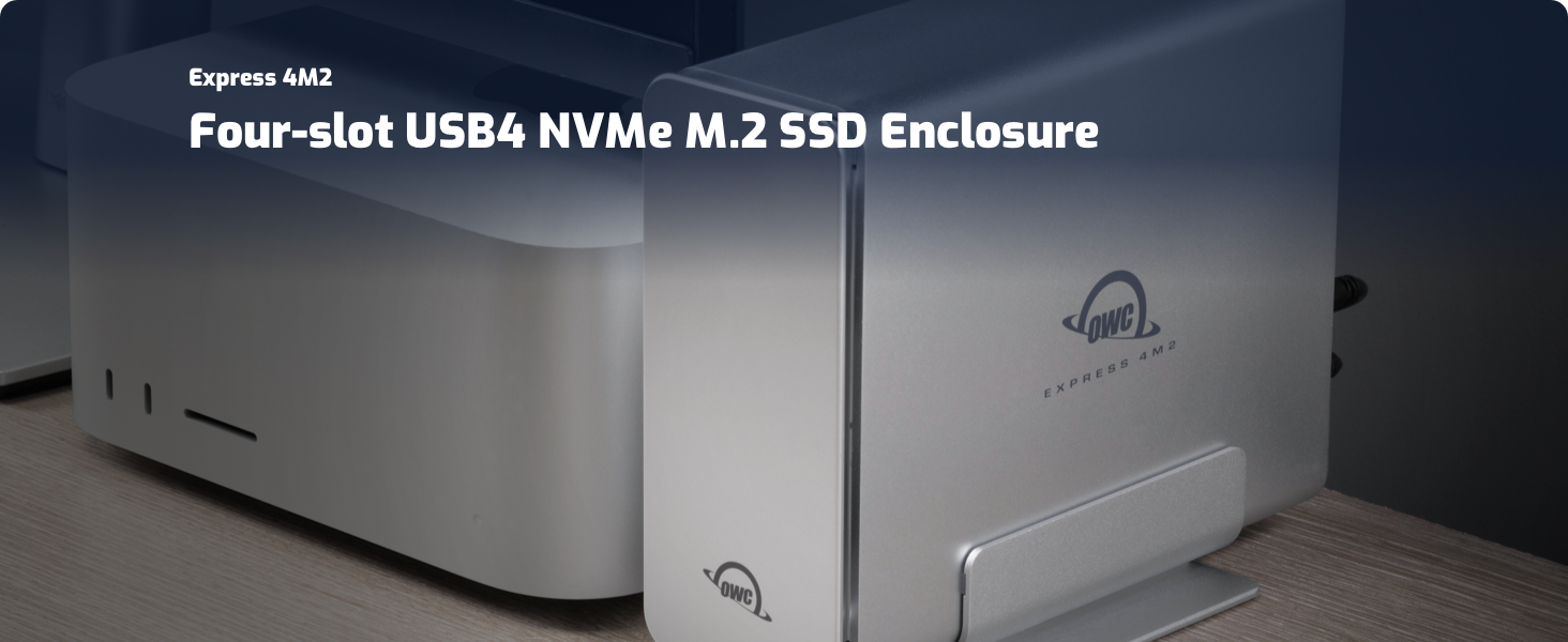 External Storage Enterprise NAS SAS SSD thunderbolt USB-C RAID SoftRAID NVME 4 DRIVE