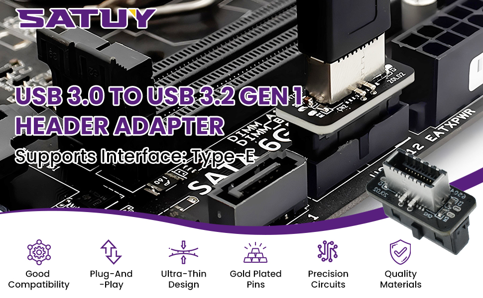 usb 3.2 gen 1 to usb 3.2 gen 2 header adapter