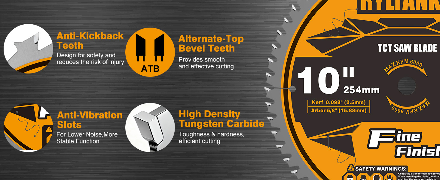 10 INCH TABLE SAW BLADE