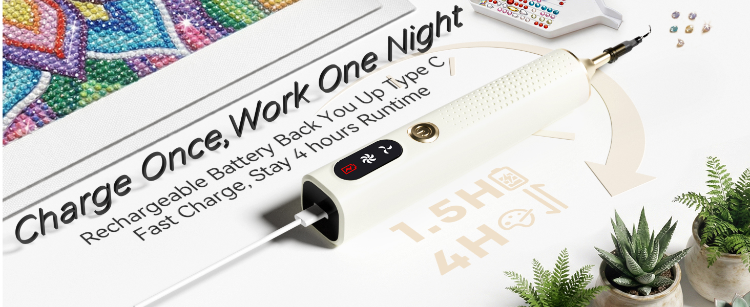 rechargeable diamond art pen