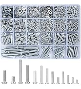 wugongshan 1080 Pcs Screws Bolts and Nuts Assortment Kit, Metric Machine Screws and Nuts and Bolt...