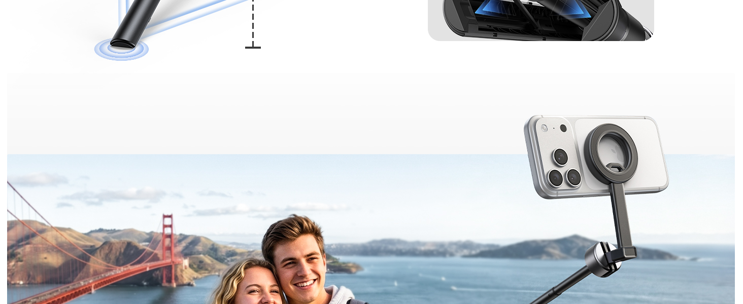 Aluminum Selfie Stick for Travel