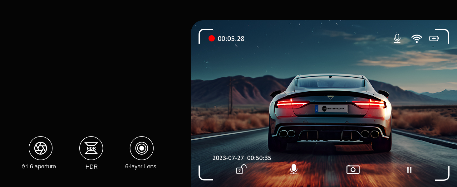 dash cam with night version