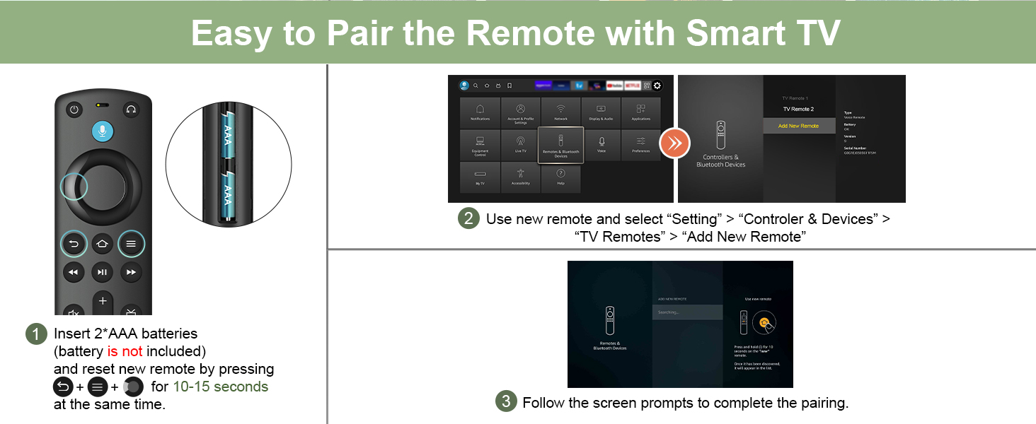replacement remote control