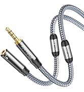 Headphone Extension Cable,4 Pole TRRS 3.5mm Male to Female Stereo Audio Cable [Hi-Fi,Shielded]Bra...