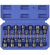 WORKPRO 12-Piece Magnetic Nut Driver Set, Premium Impact Power Hex Nut Driver Drill Bit Master Ki...