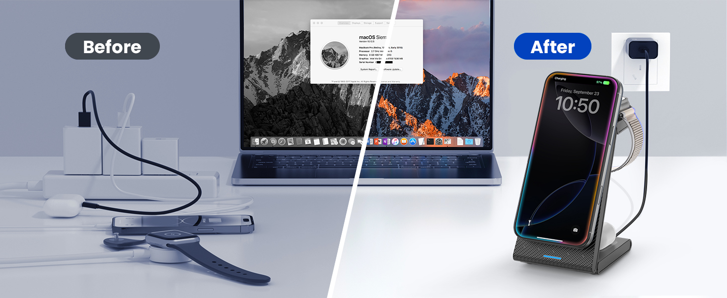 wireless charger stand
