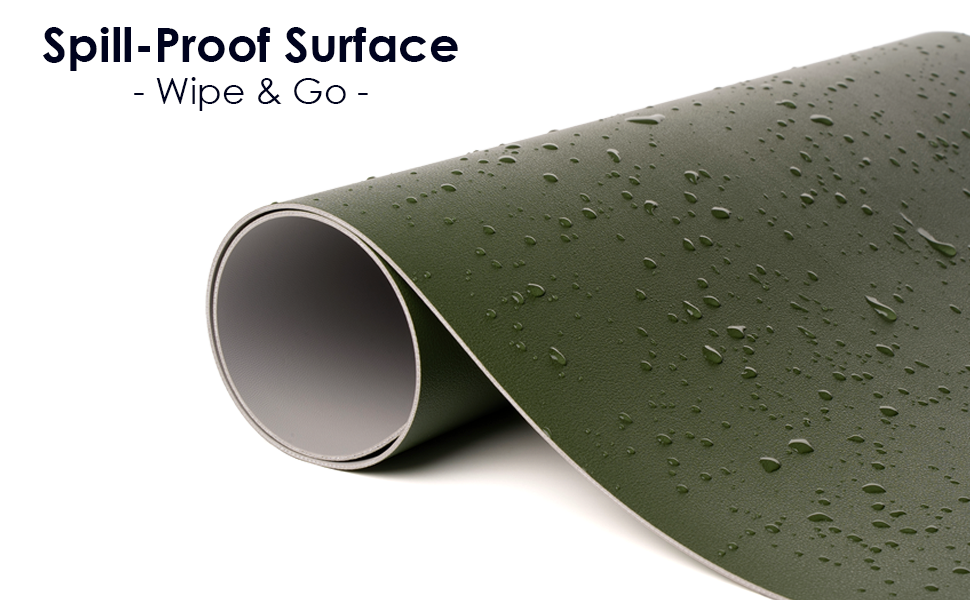 spill proof surface