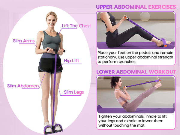 exercise bands with handles
