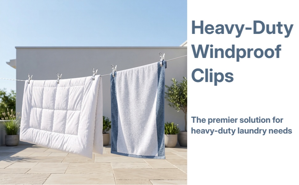 Heavy-Duty Windproof Clips