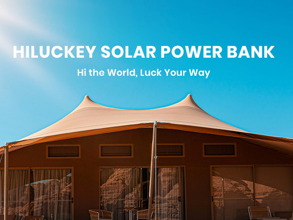 hiluckey solar power bank