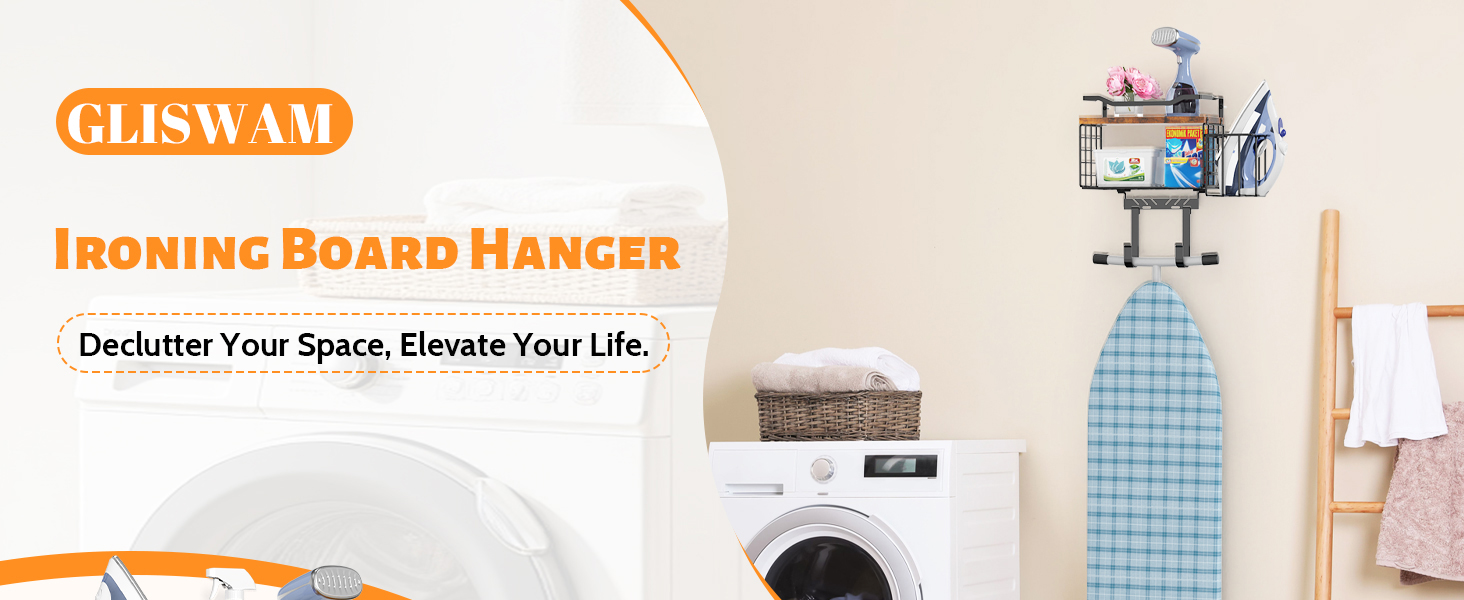 Ironing Board Hanger Wall Mount