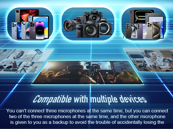 Wireless Lavalier Microphones for iPhone