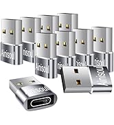 Ainisoul USB to USB C Adapter 10 Pack,USB to C Adapter,USB C to USB Adapter,USB A to USB C Adapte...
