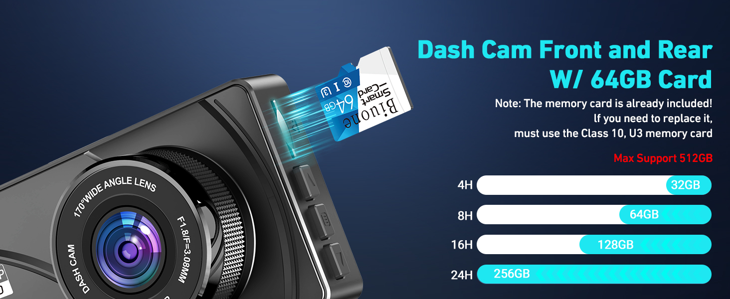 sd card for dash cam