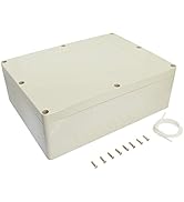 LeMotech Waterproof Dustproof IP65 ABS Plastic Junction Box Universal Electric Project Enclosure ...