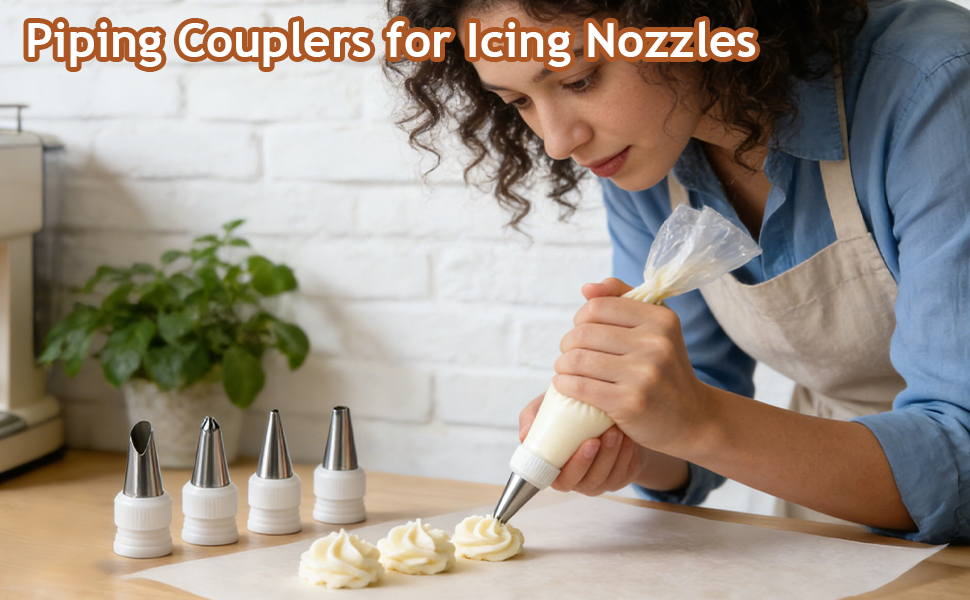 12 Pack Piping Bag Couplers