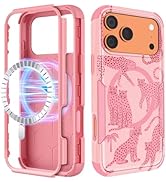 LISEVO for iPhone 17 Pro Max Case - Compatible with MagSafe Women Girls Cute Magnetic Protective ...