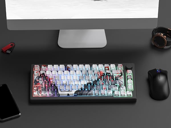 shine through keycaps