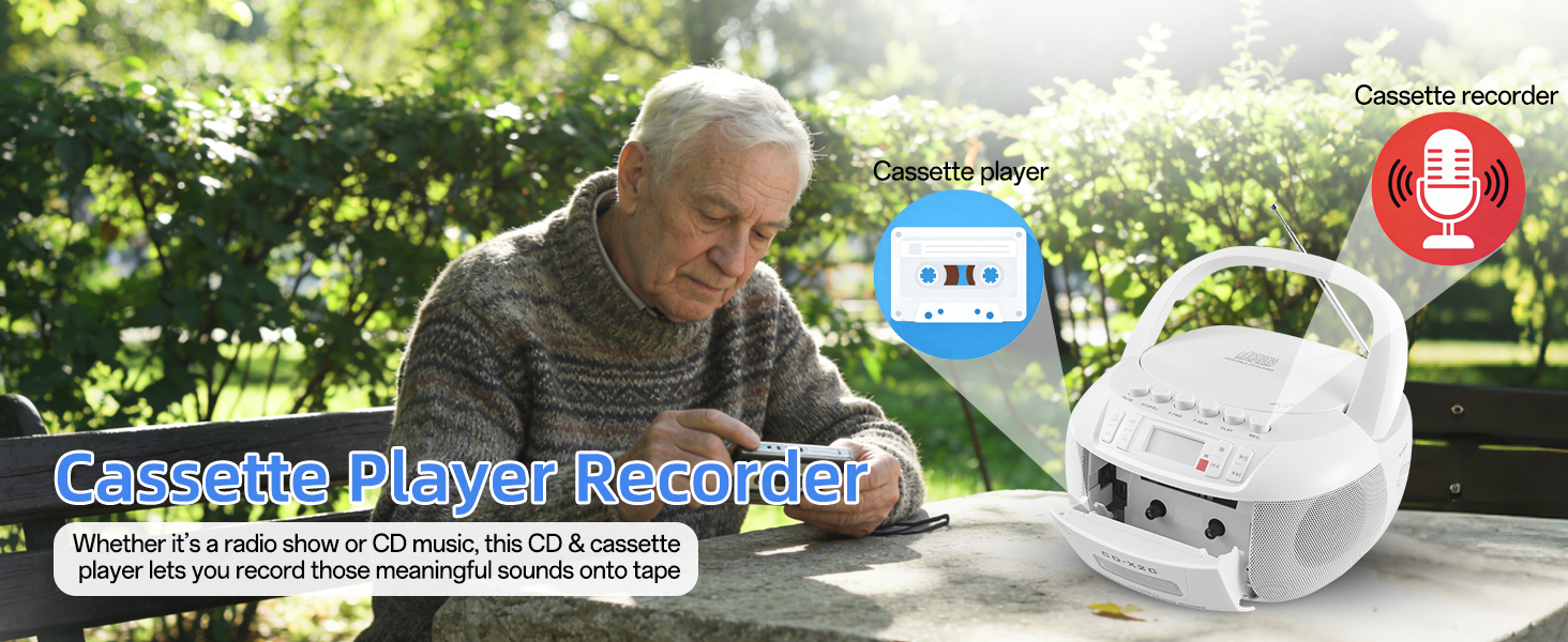 CD and Cassette Player